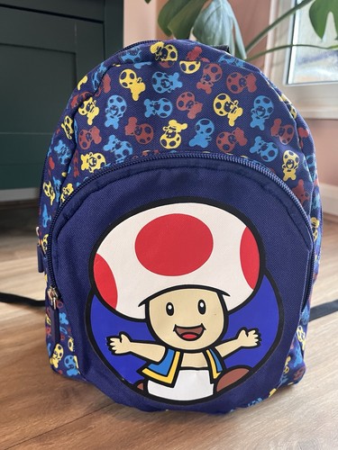Super mario toad kids backpack - super,