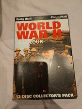 World War II in Colour 13 Disc DVD Box Set Daily Mail Collector's Pack 2009
