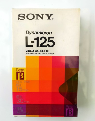 Sony dynamicron 125 betamax - l-125,