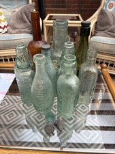 Vintage Glass Bottles Set
