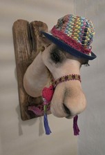 Faux Taxidermy Camel Head Wall Art Home Decor