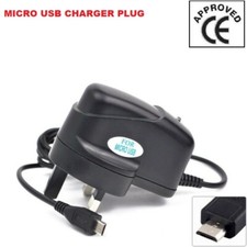 CHARGER FOR ALCATEL ONE TOUCH POP C1 PHONE - UK MAINS PLUG MICRO USB COMPATIBLE