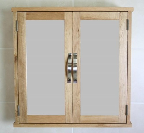 Oak wall mounted door - wall,