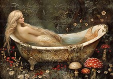 Whimsical Mermaid Art Print