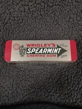 Vintage Wrigley's Spearmint Chewing Gum Tin Empty Collectable