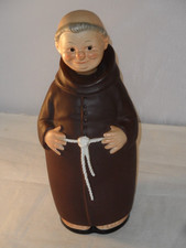 VINTAGE GOEBEL PORCELAIN FIGURAL FRIAR TUCK MONK KL 92 DECANTER LARGE BEE 27cms
