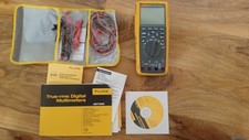 Genuine FLUKE 287 Calibrated Multimeter with Handbook, CD, Probes Leads And Case