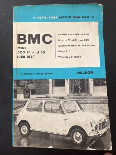 Classic mini manual 1959 - manual, to
