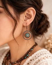Handmade Bohemian Drop Earring