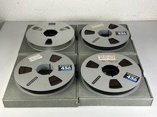 4x Ampex 456 - BASF 1" Reels /