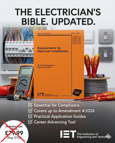 Iet wiring regulations 18th - iet,