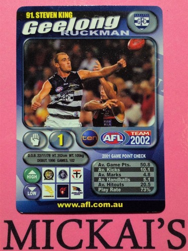 Ten afl geelong football - geelong,