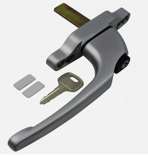 Aluminium window handle - aluminium,