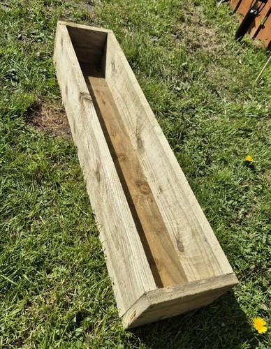 Rustic wooden planters 950 - rustic,