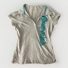 Aeropostale McBling Polo Gray