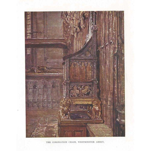 London coronation chair - london,
