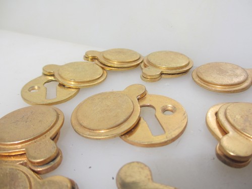 Vintage bronze keyhole cover - vintage,