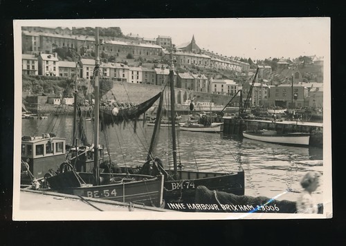 Devon brixham inner harbour - devon,