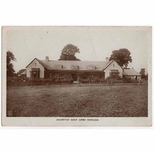 CHURCH BRAMPTON Northants, Golf Links Pavilion RP Postcard, Postmarked 1919