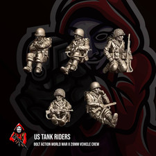US Tank Riders Bolt Action World War II 28mm Wargaming
