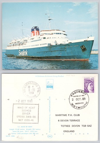 C45231 maid kent sealink - ss,