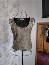 Zara Women's Gold Sleeveless