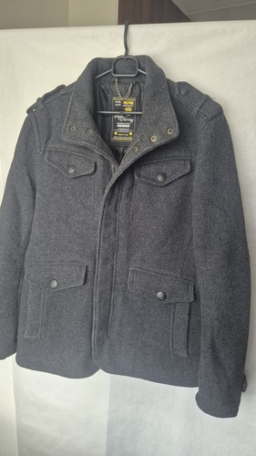Red herring mens grey wool - red,