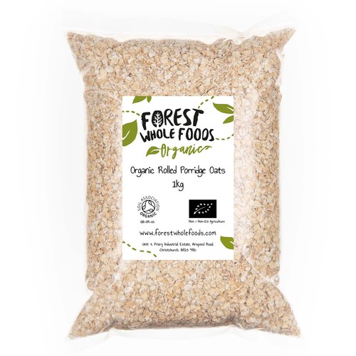 Organic rolled porridge oats - porridge,