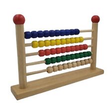 ELC John Crane Wooden Abacus Traditional Beads Counting Educational Fun