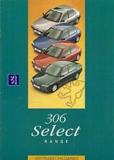 Peugeot 306 Select Limited Editions 1995 UK Market Sales Brochure XR XRD XS SLDT
