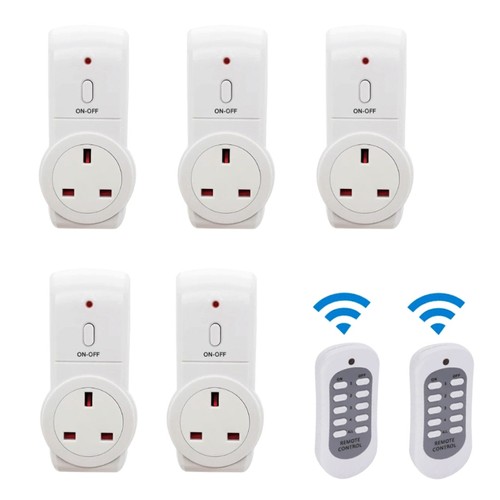 5pcs remote control sockets - remote,