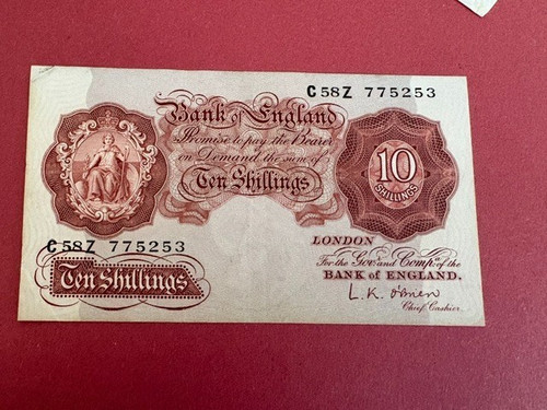 Bank england shillings - england, 10