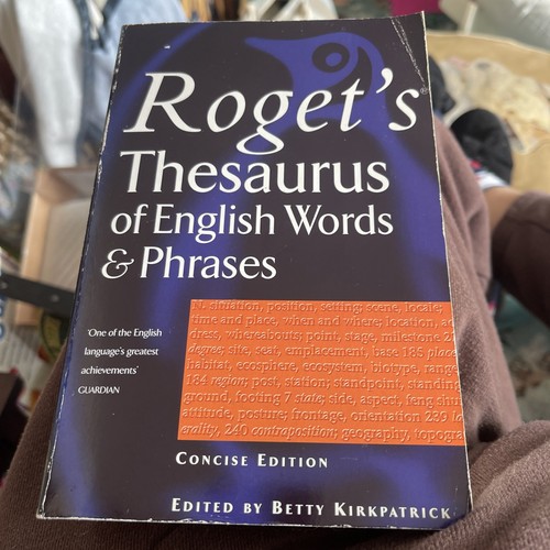 Roget thesaurus english - of,