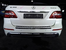 REAR BUMPER MERCEDES M-CLASS W166 11-16 ML350 BLUETEC SPORT 5 DOOR ESTATE WHITE