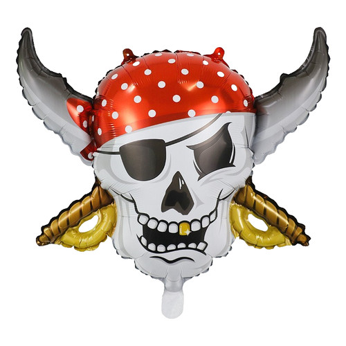 Pirate balloon birthday party - balloon,