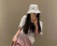 Prada Unisex Black Bucket Hat