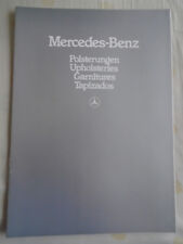 Mercedes Upholsteries brochure