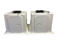 2 x GRP Boat Seat Storage Box