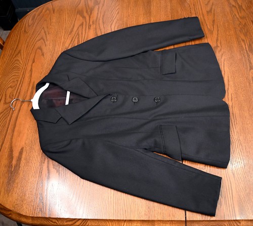 Classcis black hunt coat - rj,