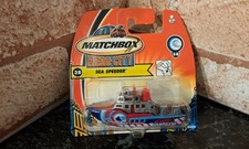 Matchbox Hero City  #38 Sea Speeder Boat/Ship - Sealed Short Card - 2003