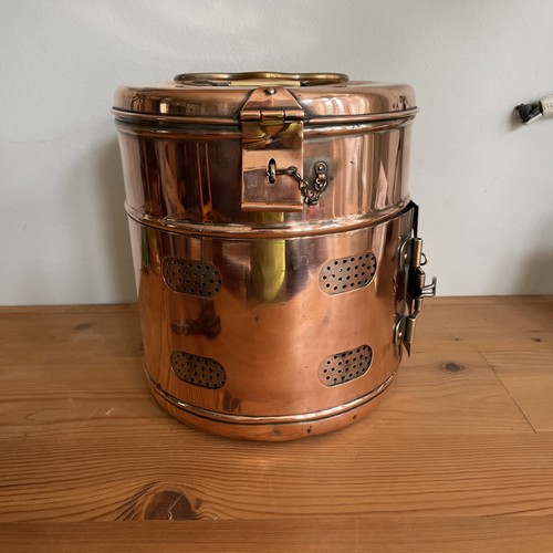 Antique copper sterilizer - antique,