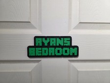 Personalised Sign Minecraft