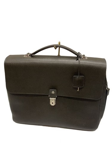 Dunhill leather briefcase - dunhill,