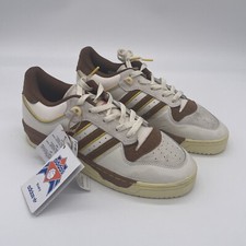 [FZ6317] Adidas Originals Men's Rivalry Low 86 Chalk White/Brown/Yellow L@@k