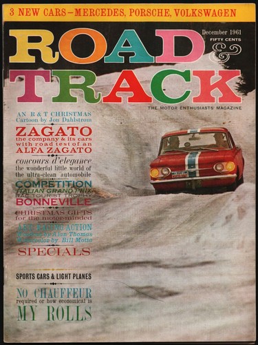 December 1961 road track - december,