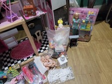Barbie Dream House with Lots of Accessories and Furniture Bundle