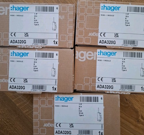 Hager ada20g 20a type a - 10,