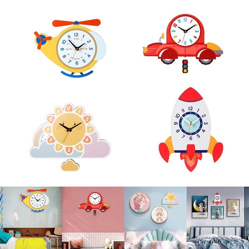 Cartoon wall clock for