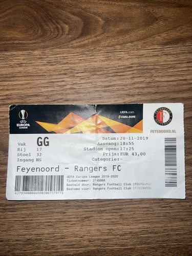 Feyenoord glasgow rangers - feyenoord,