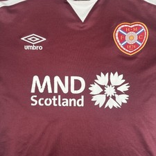Rare Original Hearts Heart of Midlothian 2021/2022 Home Football Shirt Medium